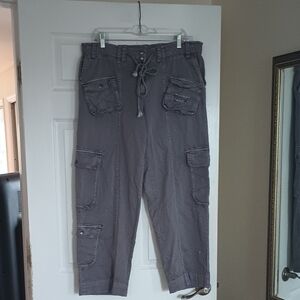 Free People Tahiti Cargo Pants, size L